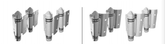 2x Self Closing Glass Pool Fence Gate Hinge 1 pair 316 Stainless Steel Gate